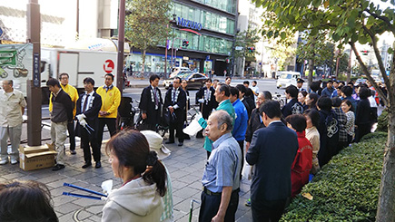 町内会を通した地域の清掃活動への参加